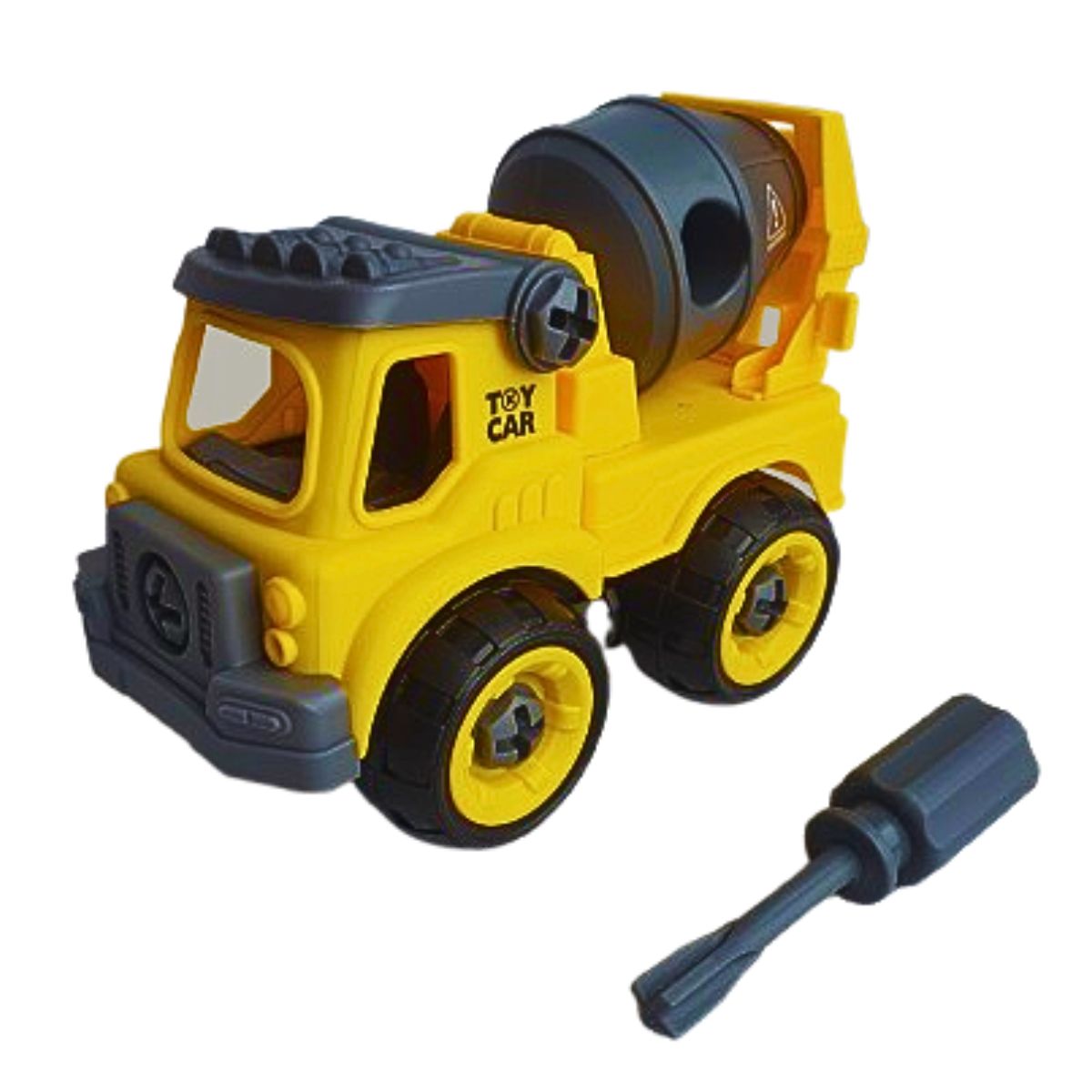 Brinquedo Carrinho Monta E Desmonta Betoneira - Ark Toys Brinquedo Carrinho Monta E Desmonta Betoneira - Ark Toys